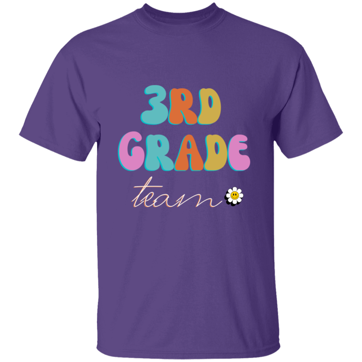 3rd Grade Team Teacher Aide Staff Adult Tshirt