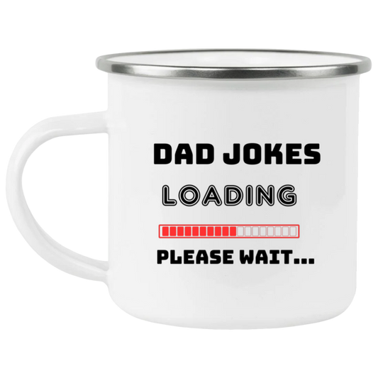 Dad Jokes Loading Camping Mug