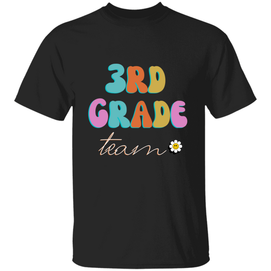 3rd Grade Team Teacher Aide Staff Adult Tshirt