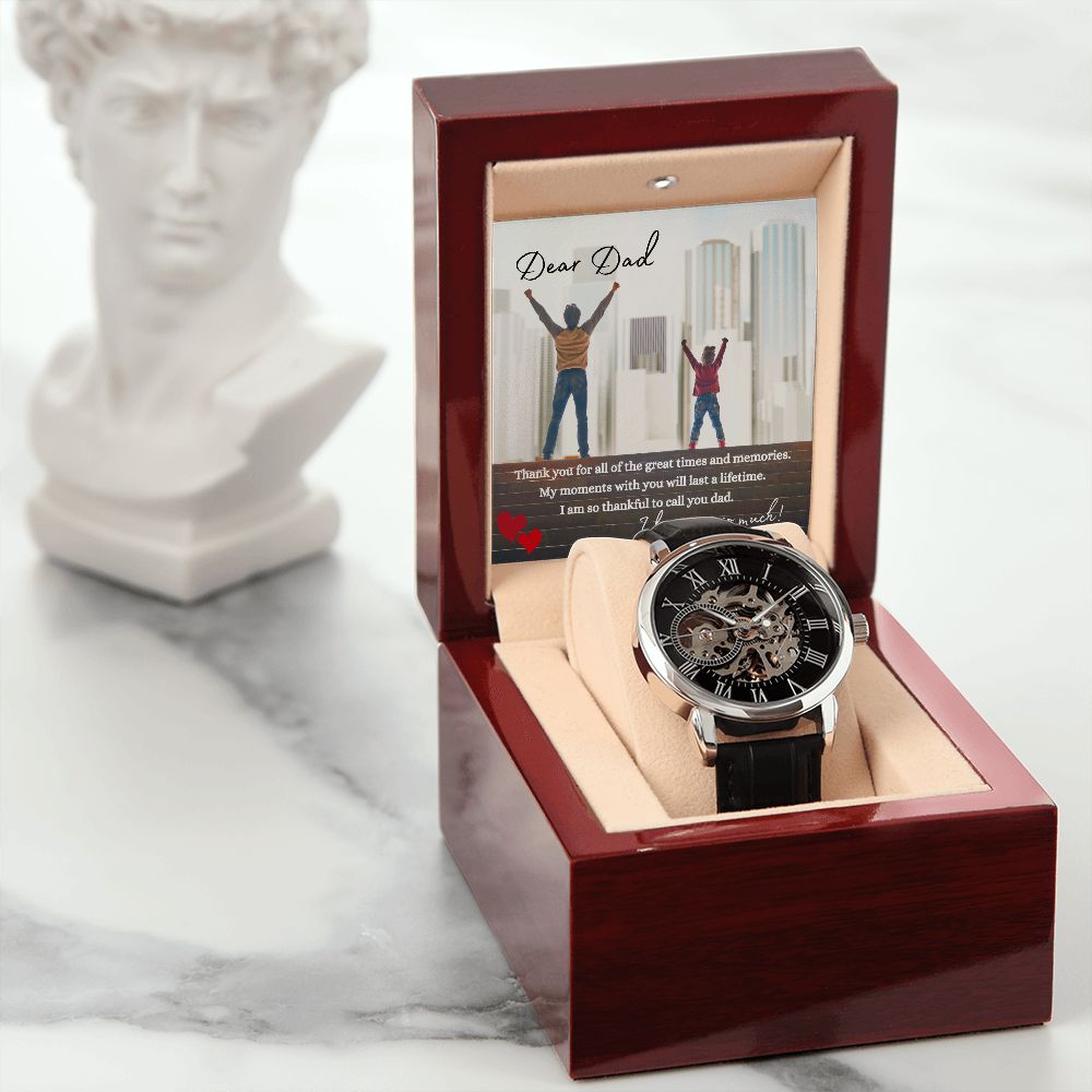 To My Dad Gift Watch | Thankful to Call You Dad | Father's Day, Birthday, Christmas