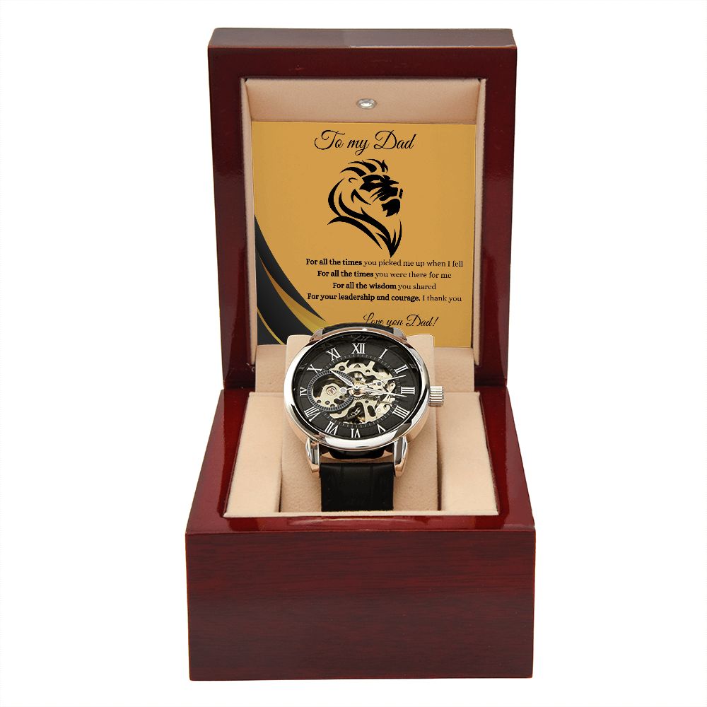 To My Dad Gift Watch | For All The Times You Were There For Me | Father's Day, Birthday, Christmas