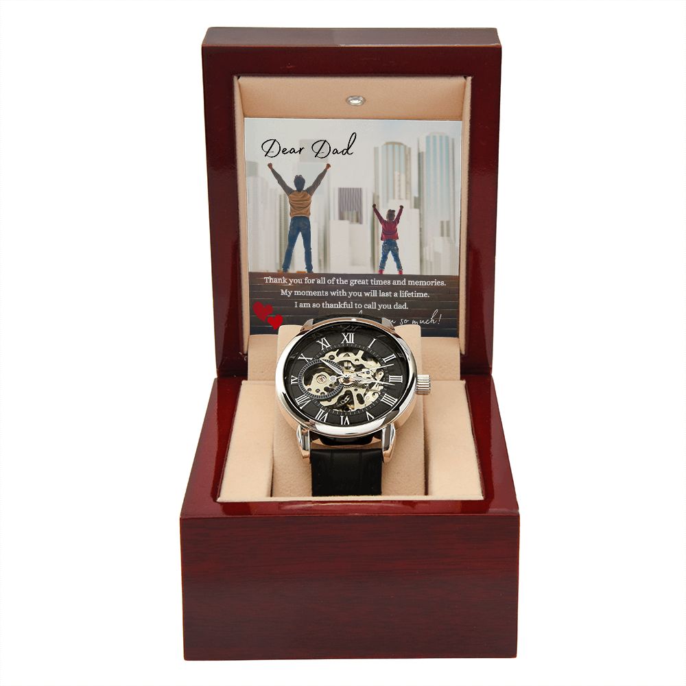 To My Dad Gift Watch | Thankful to Call You Dad | Father's Day, Birthday, Christmas