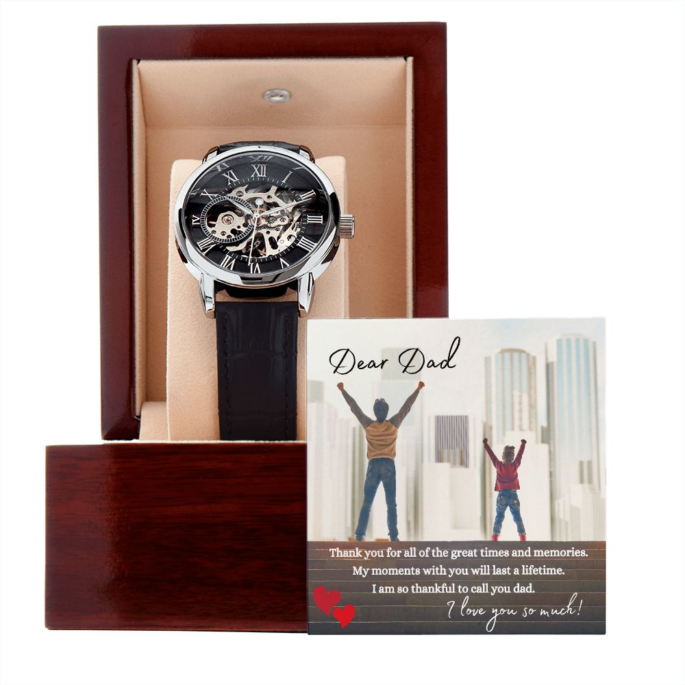 To My Dad Gift Watch | Thankful to Call You Dad | Father's Day, Birthday, Christmas