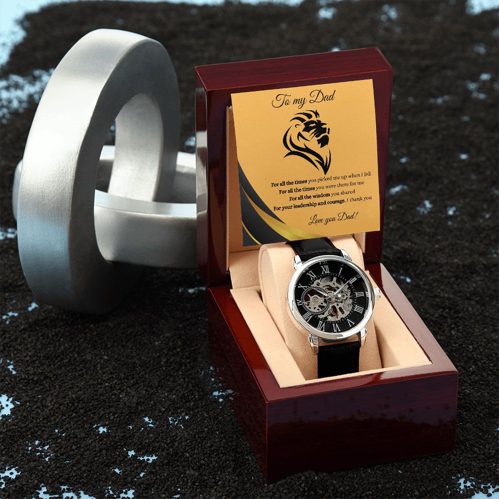 To My Dad Gift Watch | For All The Times You Were There For Me | Father's Day, Birthday, Christmas