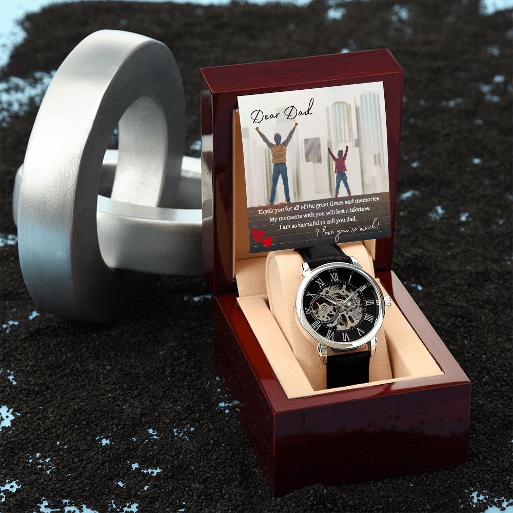 To My Dad Gift Watch | Thankful to Call You Dad | Father's Day, Birthday, Christmas