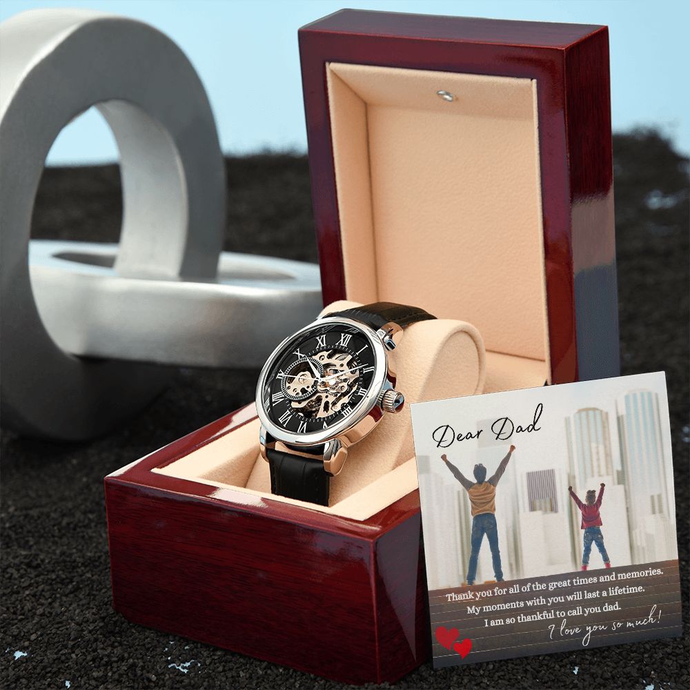 To My Dad Gift Watch | Thankful to Call You Dad | Father's Day, Birthday, Christmas