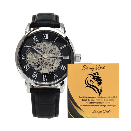 To My Dad Gift Watch | For All The Times You Were There For Me | Father's Day, Birthday, Christmas