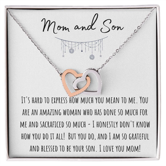 Mom and Son | Hearts Necklace